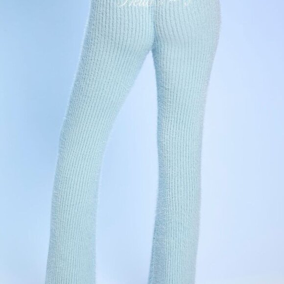 NWT Hello Kitty Sweater-Knit Flare Pants 🩵 Small - Picture 2 of 5